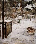 Nikolay Fechin The scene of winter oil